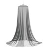 Ciel de lit anti-moustiques 3 pcs 156 mesh Noir ⌀56 x 220 cm 626495626495