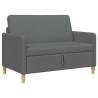 Sofa avec rangement Gris foncé 122 x 78 x 87 cm Polyester 626496626496