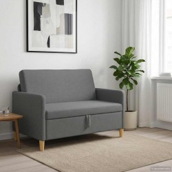 Sofa avec rangement Gris foncé 122 x 78 x 87 cm Polyester 626496626496
