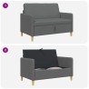 Sofa avec rangement Gris foncé 122 x 78 x 87 cm Polyester 626496626496