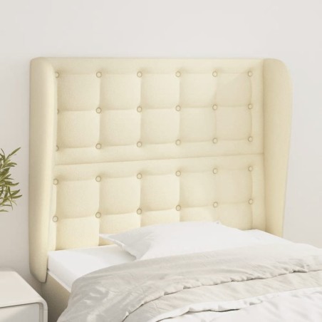 Tête de lit avec oreilles Crème 103x23x118/128 cm Similicuir 626497626497