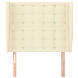 Tête de lit avec oreilles Crème 103x23x118/128 cm Similicuir 626497626497