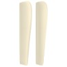Tête de lit avec oreilles Crème 103x23x118/128 cm Similicuir 626497626497