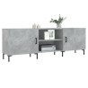 Meuble TV gris béton 150x30x50 cm bois d'ingénierie 626499626499