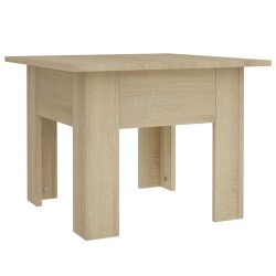 Table basse chêne sonoma 55x55x42 cm bois d'ingénierie 626500626500