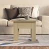 Table basse chêne sonoma 55x55x42 cm bois d'ingénierie 626500626500