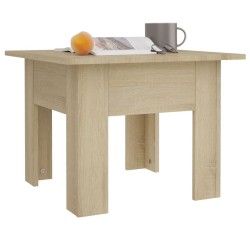 Table basse chêne sonoma 55x55x42 cm bois d'ingénierie 626500626500