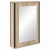 Ensemble de mobilier de salle de bain avec étagère 2 pcs Marron 626502626502