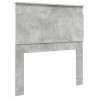 Tête de lit avec tête de lit Gris béton 80 cm Bois d'ingénierie 626503626503
