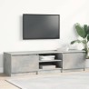 Meuble TV Gris béton 140x40x35,5 cm Bois d'ingénierie 626506626506