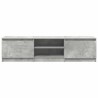 Meuble TV Gris béton 140x40x35,5 cm Bois d'ingénierie 626506626506