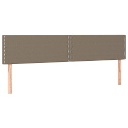 Tête de lit à LED Taupe 200x5x78/88 cm Tissu 626508626508