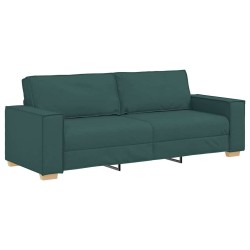 Sofa 3 places Vert foncé 220 cm tissu 626509626509