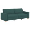Sofa 3 places Vert foncé 220 cm tissu 626509626509