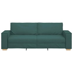 Sofa 3 places Vert foncé 220 cm tissu 626509626509