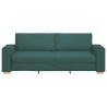 Sofa 3 places Vert foncé 220 cm tissu 626509626509