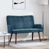 Sofa 2 places Bleu 115 x 61 x 87 cm Velours (V) 626510626510