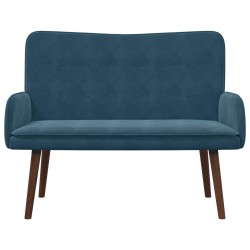 Sofa 2 places Bleu 115 x 61 x 87 cm Velours (V) 626510626510