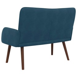 Sofa 2 places Bleu 115 x 61 x 87 cm Velours (V) 626510626510