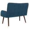 Sofa 2 places Bleu 115 x 61 x 87 cm Velours (V) 626510626510
