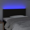 Tête de lit à LED Noir 80x5x78/88 cm Tissu 626512626512