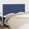 Tête de lit Bleu 200x5x118/128 cm Tissu 626514626514