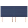 Tête de lit Bleu 200x5x118/128 cm Tissu 626514626514