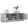 Meuble TV gris béton 102x30x37,5 cm bois d'ingénierie 626515626515