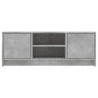Meuble TV gris béton 102x30x37,5 cm bois d'ingénierie 626515626515