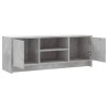 Meuble TV gris béton 102x30x37,5 cm bois d'ingénierie 626515626515