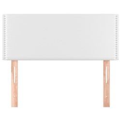 Tête de lit Blanc 100x5x78/88 cm Similicuir 626516626516
