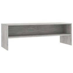 Meuble TV Gris béton 120x40x40 cm Bois d'ingénierie 626518626518