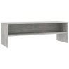 Meuble TV Gris béton 120x40x40 cm Bois d'ingénierie 626518626518