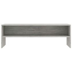 Meuble TV Gris béton 120x40x40 cm Bois d'ingénierie 626518626518