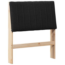 Tête de lit capitonnée Noir 75 cm Pin massif 626520626520