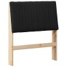 Tête de lit capitonnée Noir 75 cm Pin massif 626520626520