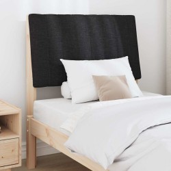 Tête de lit capitonnée Noir 75 cm Pin massif 626520626520