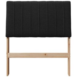 Tête de lit capitonnée Noir 75 cm Pin massif 626520626520
