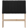 Tête de lit capitonnée Noir 75 cm Pin massif 626520626520