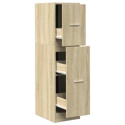 Armoire d'apothicaire chêne sonoma 30x41x118 cm bois ingénierie 626521626521