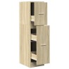Armoire d'apothicaire chêne sonoma 30x41x118 cm bois ingénierie 626521626521