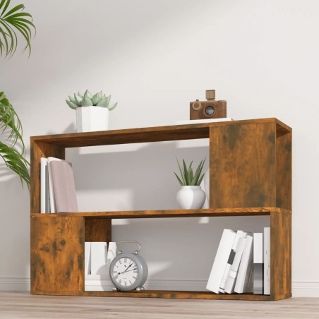 Bibliothèque Chêne fumé 100x24x63 cm Bois d'ingénierie 626522626522