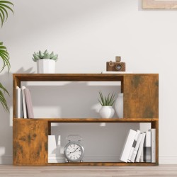 Bibliothèque Chêne fumé 100x24x63 cm Bois d'ingénierie 626522626522