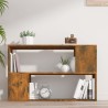 Bibliothèque Chêne fumé 100x24x63 cm Bois d'ingénierie 626522626522