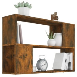 Bibliothèque Chêne fumé 100x24x63 cm Bois d'ingénierie 626522626522