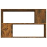 Bibliothèque Chêne fumé 100x24x63 cm Bois d'ingénierie 626522626522