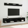 Ensemble de meuble TV mural 5 pcs Chêne noir Bois d'ingénierie 626523626523