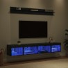 Ensemble de meuble TV mural 5 pcs Chêne noir Bois d'ingénierie 626523626523