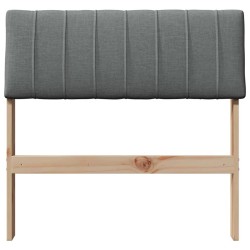 Tête de lit capitonnée Gris foncé 75 cm Pin massif 626525626525