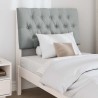Tête de lit capitonnée Gris clair 80 cm Pin massif 626527626527